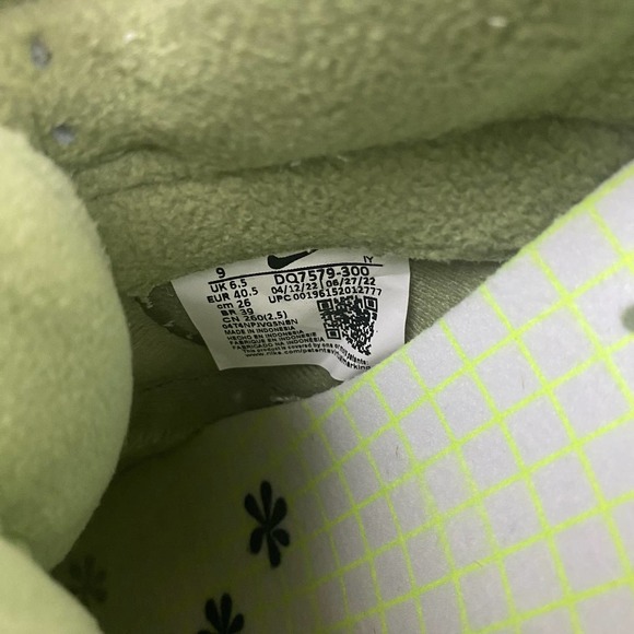 Nike Dunk Low Green Fleece - DQ7579-300 - Picture 12 of 16